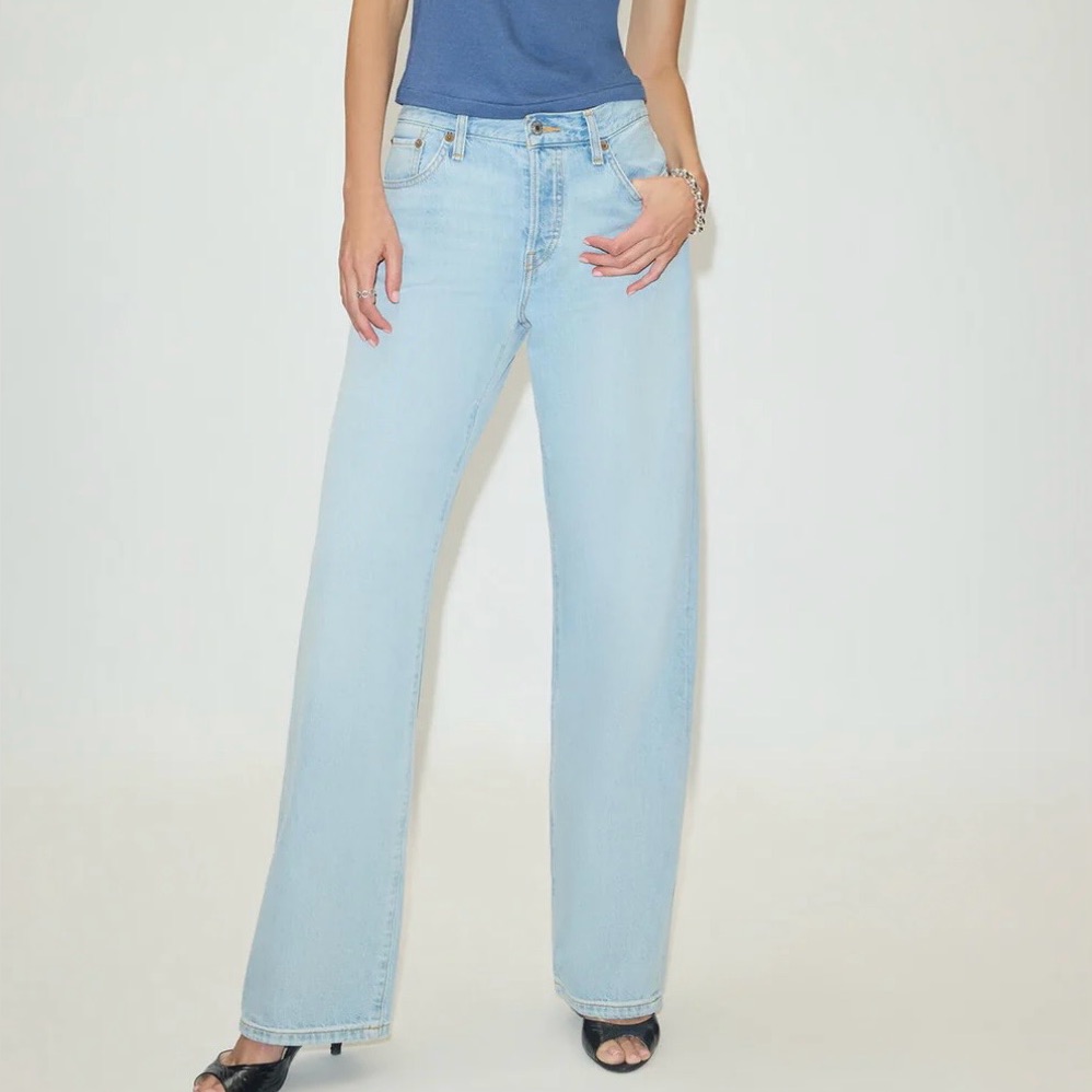 Re/Done Light Blue Flare Jeans